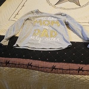 Long sleeve, little girls graphic t-shirt size 4t